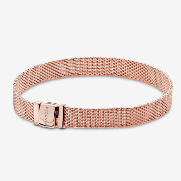 Pandora rose gold Reflexions bracelet set with 4 clasps and opener. - Picture 11 of 12